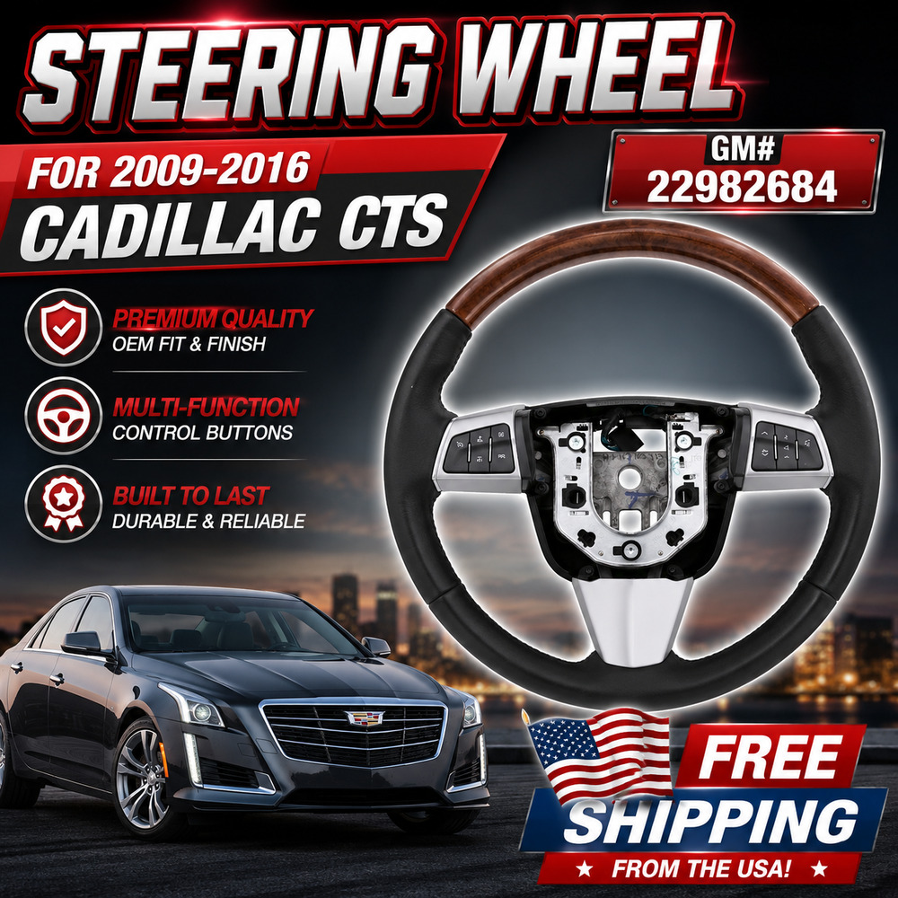 Steering Wheel For 2009-2016 Cadillac CTS GM# 22982684